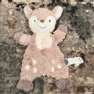 Plush Deer Toy - Cream and Brown